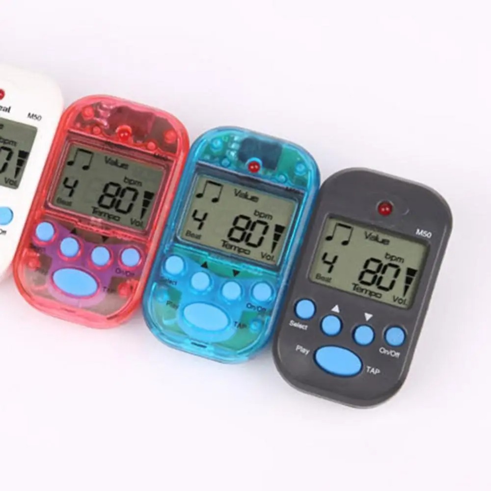 Metronome Digital - LCD Mini Metronome Professional Dual-channel Clip-on