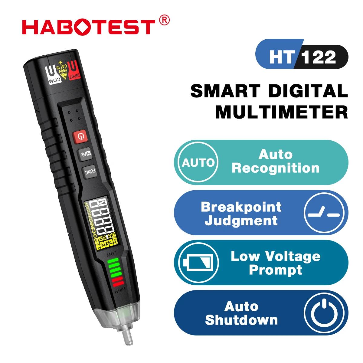Metronome Digital - HABOTEST HT122 Digital Pen Type Multimeter