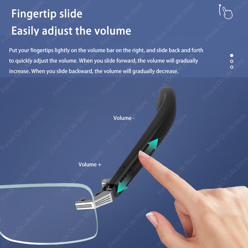 Smart Bluetooth Glasses Wirele - Audio Music Voice ulasan dan harga