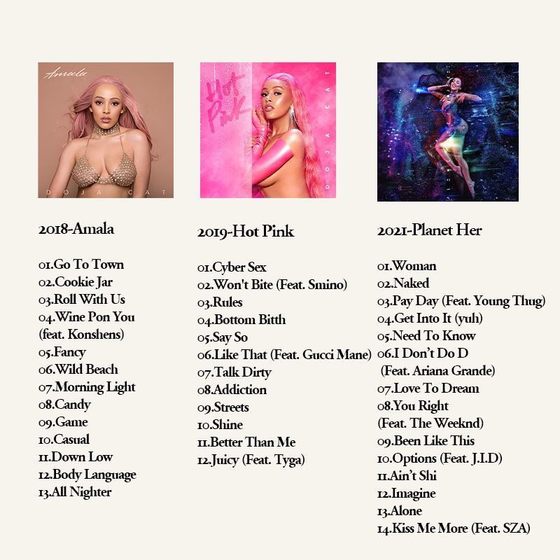 Doja Cat 6CD Music Album Colle - Audio Music New ulasan dan harga