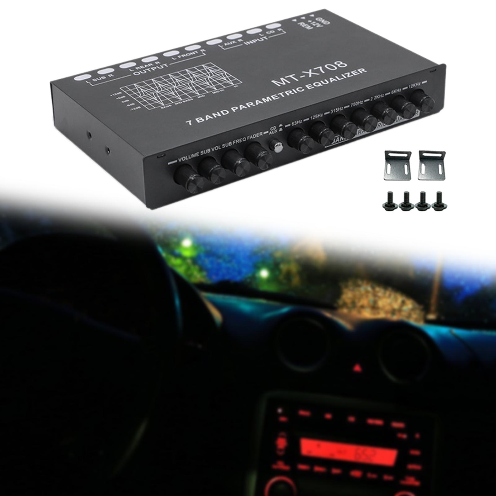 7 Band EQ Equalizer DC 12V Sub - Audio Music Equalizer ulasan dan harga
