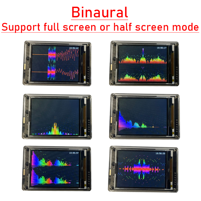 2.6 Inche IPS LCD Music Spectr - Audio Music Equalizer ulasan dan harga