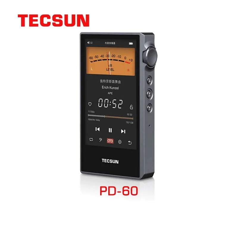 Tecsun PD-60 4 inch IPS touch  - Audio Music Equalizer ulasan dan harga