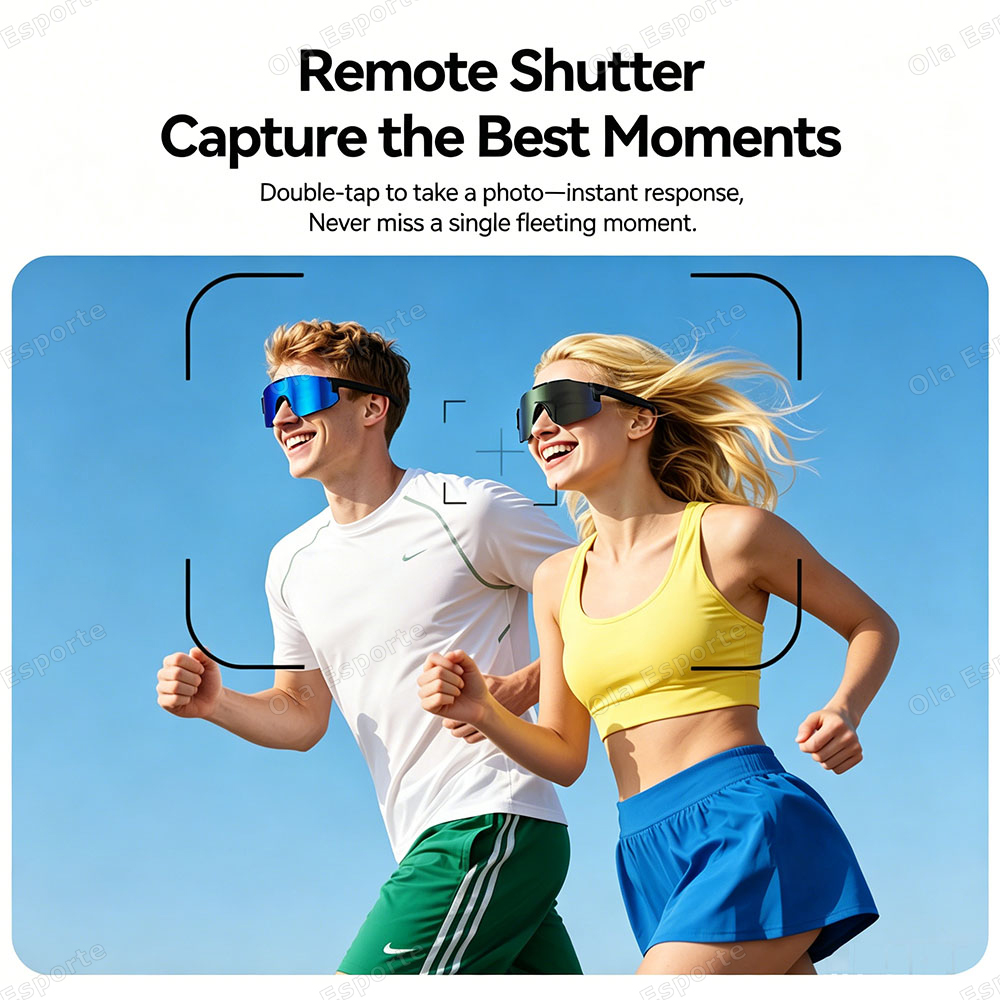 Cycling Smart Glasses Camera B - Audio Music Voice ulasan dan harga