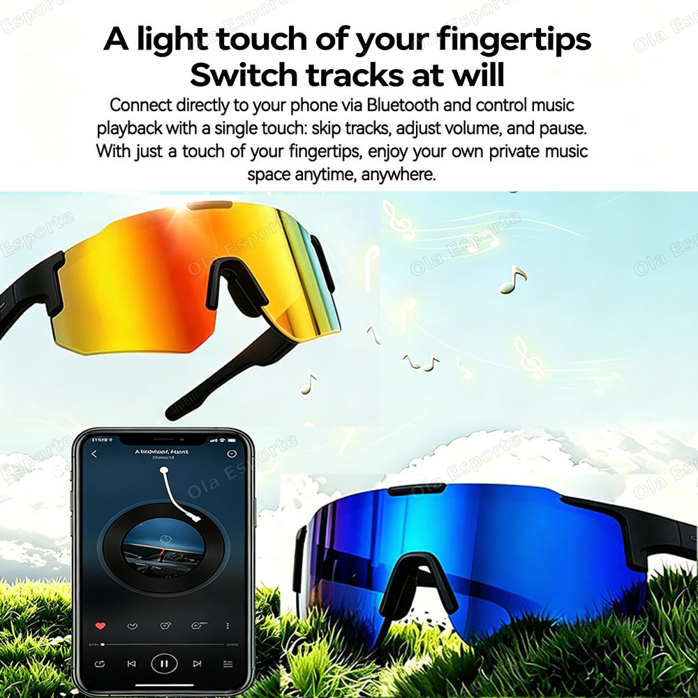 Cycling Smart Glasses Camera B - Audio Music Voice ulasan dan harga