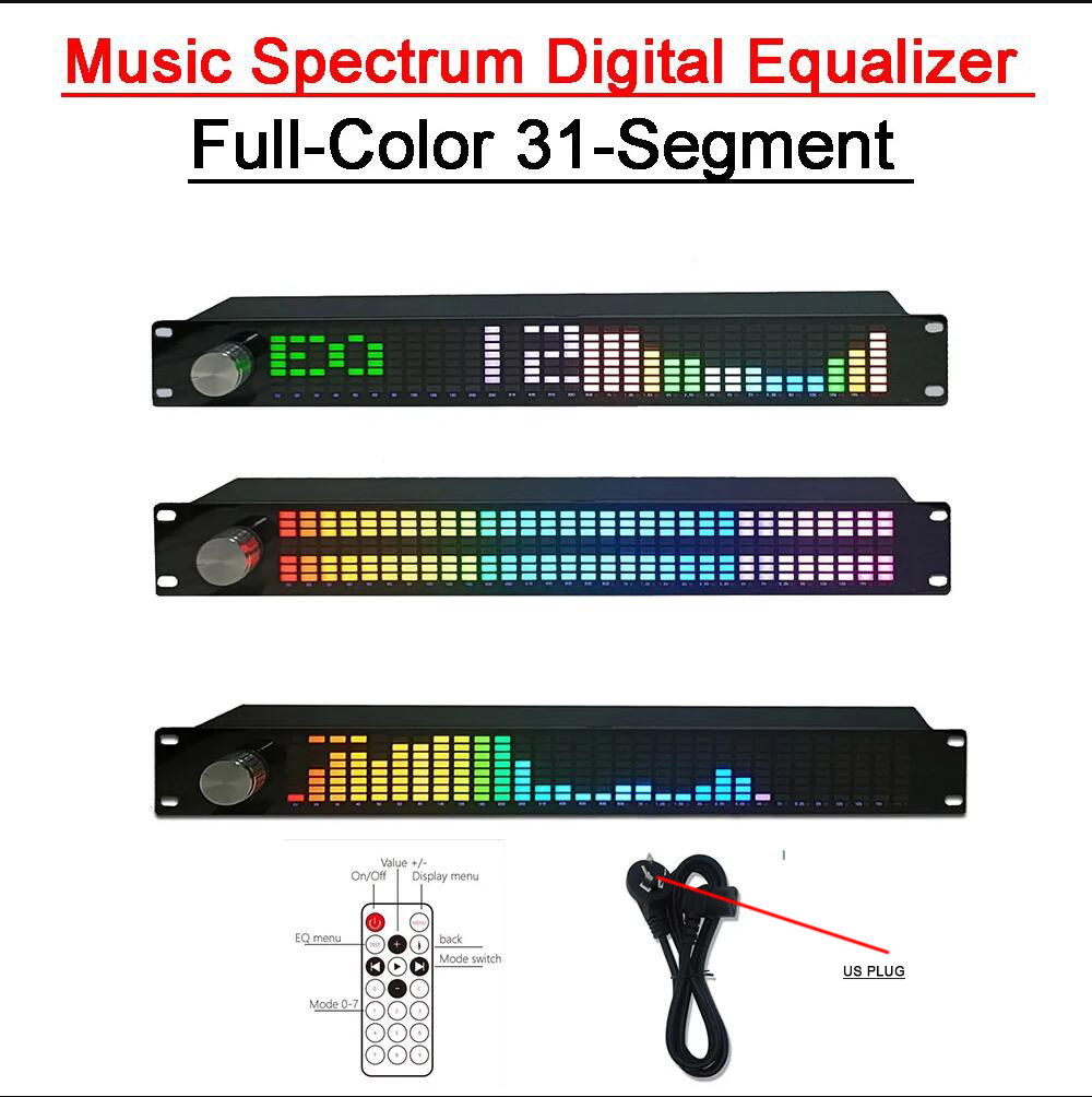 1.5U Music Spectrum Digital Eq - Audio Music Equalizer ulasan dan harga