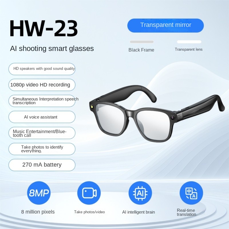 AI Smart Glasses 800W Camera M - Audio Music Voice ulasan dan harga