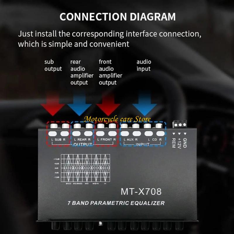 Innovative 7 Band Car Stereo E - Audio Music Equalizer ulasan dan harga