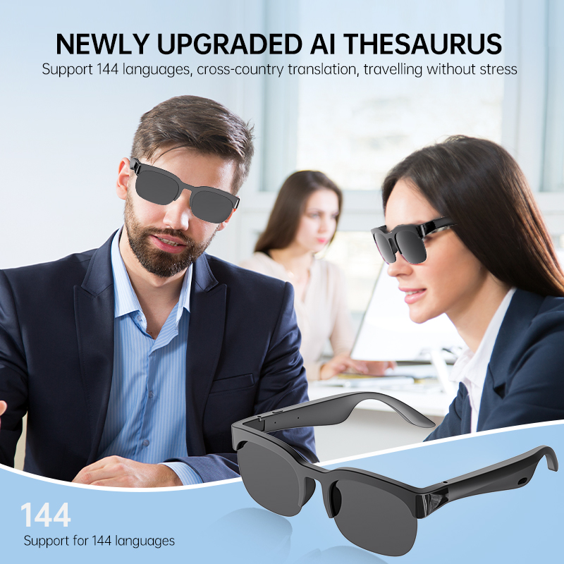 Bluetooth Audio Smart Glasses  - Audio Music Voice ulasan dan harga