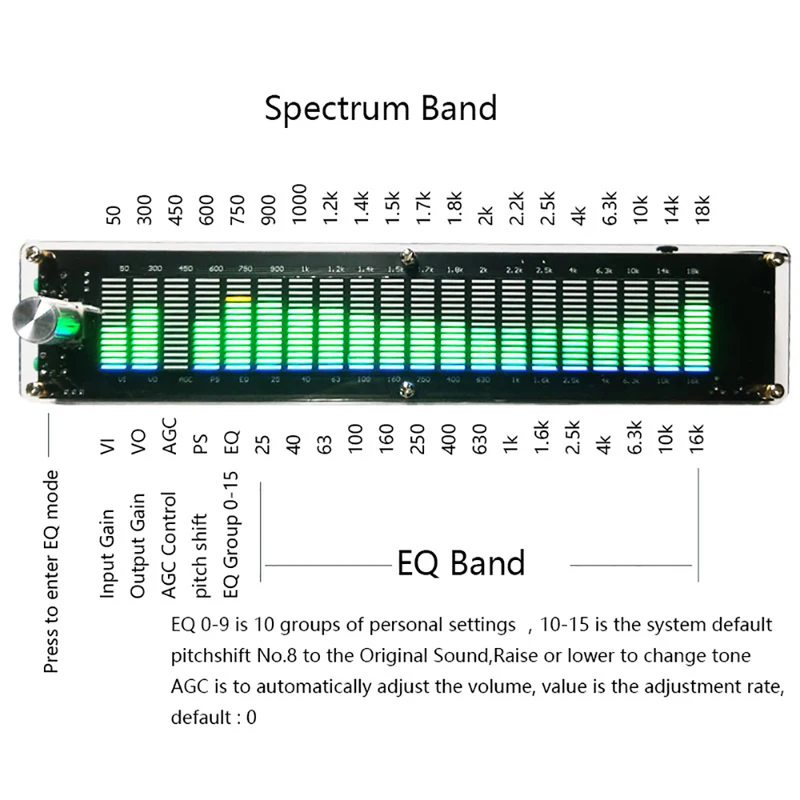 DSP Equalizer EQ Pickup Rhythm - Audio Music Equalizer ulasan dan harga