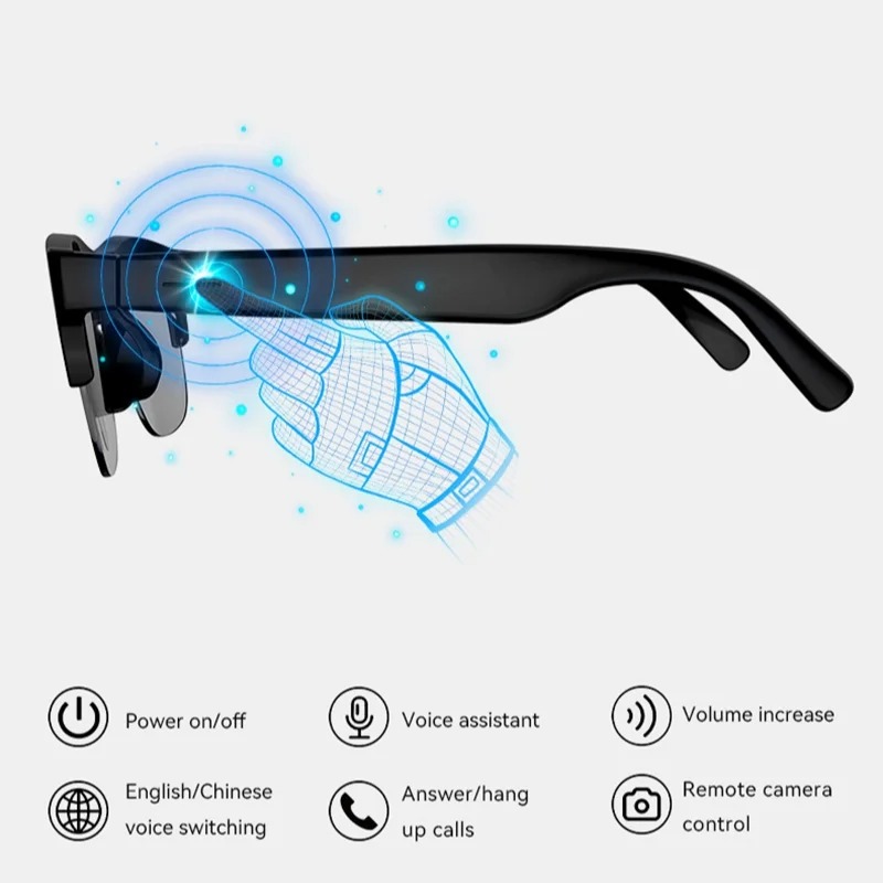 Smart Translation Glasses Real - Audio Music Voice ulasan dan harga