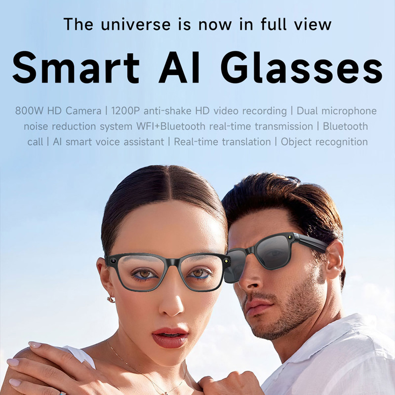 AI Smart Glasses 8 Million Cam - Audio Music Voice ulasan dan harga
