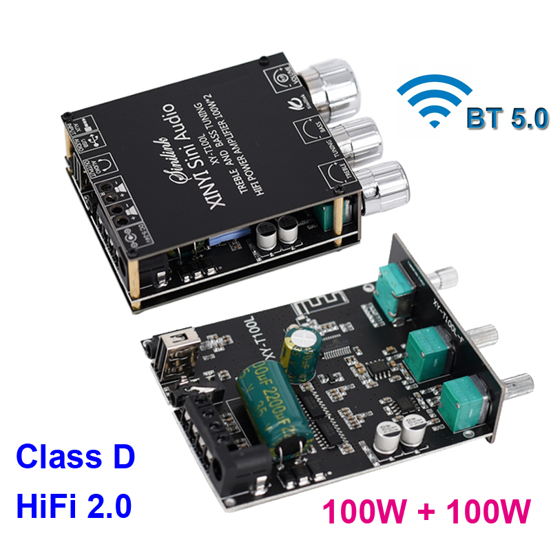 2*100W Power Stereo Amplifier  - Audio Music Equalizer ulasan dan harga