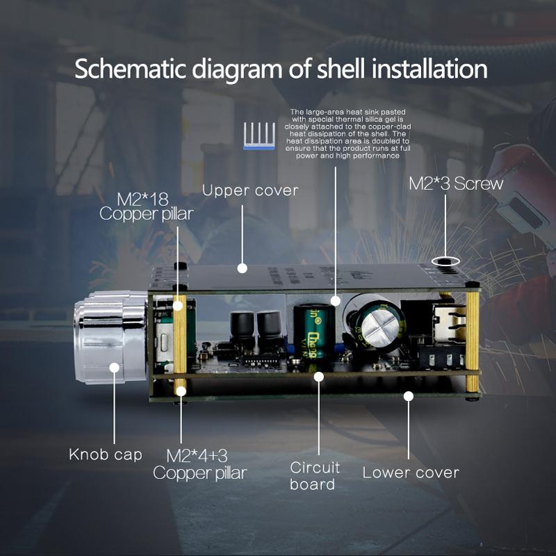 2*100W Power Stereo Amplifier  - Audio Music Equalizer ulasan dan harga