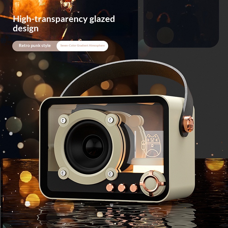 Transparent Wireless Speaker M - Audio Music Equalizer ulasan dan harga