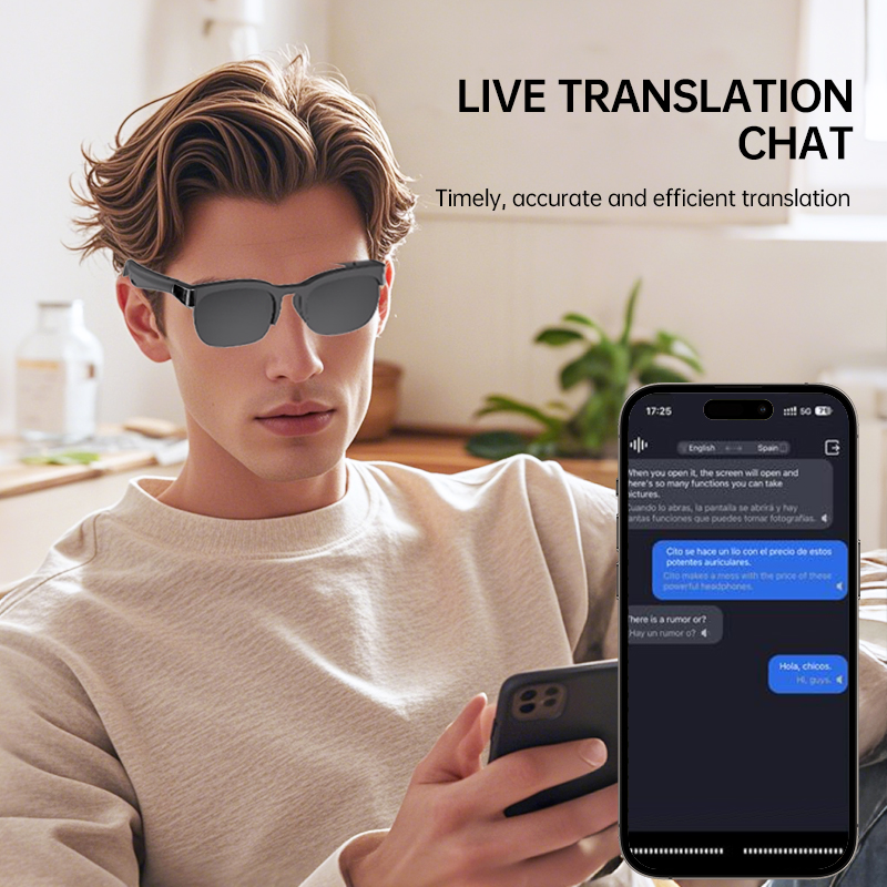 2 Colors Smart Audio Glasses B - Audio Music Voice ulasan dan harga
